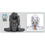 Рюкзак туристический Marsupio Big Walk 80 Nero Grigio