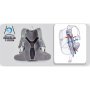 Рюкзак туристический Marsupio Trail 28 Grigio Azzurro