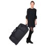 Складная сумка на колесах TravelZ Wheelbag на 100 л Черная