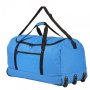 Складна сумка на колесах TravelZ Wheelbag на 100 л Синя