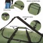 Складная сумка на колесах TravelZ Wheelbag на 100 л Зеленая