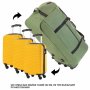 Складная сумка на колесах TravelZ Wheelbag на 100 л Зеленая