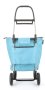 Складная сумка-тележка Rolser Mini Bag Plus MF на 21 л Голубая