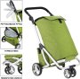 Складная сумка-тележка ShoppingCruiser 3 Wheels Зеленая