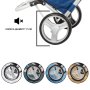 Складная сумка-тележка ShoppingCruiser Foldable на 45 литров Голубая