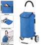 Складная сумка-тележка ShoppingCruiser Foldable на 45 литров Голубая