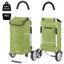 Складная сумка-тележка ShoppingCruiser Foldable на 45 литров Зеленая