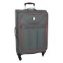 Skyflite Plasma Grey 89 л чемодан из полиэстера на 4 колесах серый