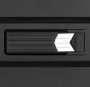 Средний 4-х колесный чемодан из полипропилена 72/80 л Travelite Kosmos, черный