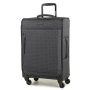 Средний чемодан 53/58 л Members Vogue (M) Black &amp; White Mini Paisley