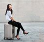 Средний чемодан 64 л Xiaomi RunMi 90 Points Aluminum Closing Frame Suitcase Grey 24"