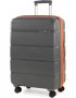 Средний чемодан 77 л Rock Meteor (M) Dark Grey/Orange