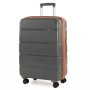 Средний чемодан 77 л Rock Meteor (M) Dark Grey/Orange