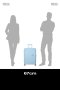 Средний чемодан American Tourister Soundbox – 71,5 / 81 л, 3,7 кг Голубой