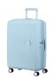 Средний чемодан American Tourister Soundbox – 71,5 / 81 л, 3,7 кг Голубой