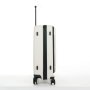 Середня валіза Bagland Velo на 72/83 л вагою 4,4 кг Біла