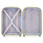 Середня валіза Delsey Clavel на 83 л вагою 3,5 кг з розширювальною блискавкою з поліпропілену Лайм