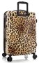 Средний чемодан Heys Brown Leopard на 66/87 л весом 4,1 кг из поликарбоната Коричневый