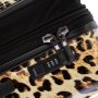 Средний чемодан Heys Brown Leopard на 66/87 л весом 4,1 кг из поликарбоната Коричневый