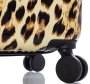 Средний чемодан Heys Brown Leopard на 66/87 л весом 4,1 кг из поликарбоната Коричневый