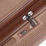 Середня валіза Heys Earth Tones на 68/81 л вагою 4 кг із полікарбонату Коричневий