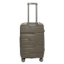 Средний чемодан Milano Bag на 76/88 л весом 3,5 кг из полипропилена Шампань