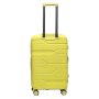 Середня валіза Milano Bag на 76/88 л вагою 3,5 кг із поліпропілену Жовтий