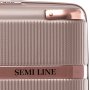 Средний чемодан Semi Line на 60 л весом 3,1 кг Шампань