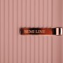 Средний чемодан Semi Line на 60 л весом 3,33 кг Розовый