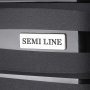 Средний чемодан Semi Line на 62 л весом 3,2 кг из полипропилена Черный