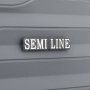 Средний чемодан Semi Line на 63 л весом 3,2 кг из полипропилена Антрацит