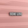 Средний чемодан Semi Line на 63 л весом 3,2 кг из полипропилена Розовый
