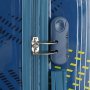 Средний чемодан Semi Line на 67 л весом 3,3 кг из пластика Синий