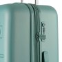Средний чемодан Swissbrand Berlin на 65/75 л из поликарбоната Бирюзовый