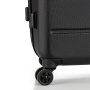 Средний чемодан Swissbrand Berlin на 65/75 л из поликарбоната Черный