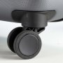 Средний чемодан Swissbrand Berlin на 65/75 л из поликарбоната Серый