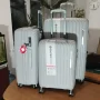 Средний чемодан Swissbrand Narberth на 69 л весом 2,9 кг из полипропилена Серый