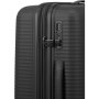 Середня валіза Travelite Air Stripe – 75 / 86 л, 3,5 кг Чорна