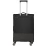 Середня валіза Travelite Crosslite 5.0 на 61/66 л вагою 3,3 кг Чорна