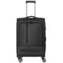 Середня валіза Travelite Crosslite 5.0 на 61/66 л вагою 3,3 кг Чорна