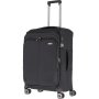 Средний чемодан Travelite Priima на 62/72 л весом 2,7 кг Черный