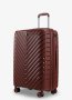 Середня валіза V&amp;V Travel Invictus – 70/90 л, 3,2 кг Бордова