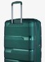 Середня валіза V&amp;V Travel Metallo – 75 / 85 л, 3,1 кг Зелена — фото 7