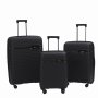 Средний чемодан V&amp;V Travel Summer Breeze на 72/80 л весом 3,2 кг из полипропилена Черный