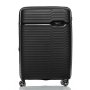 Средний чемодан V&amp;V Travel Summer Breeze на 85/97 л весом 3,2 кг из полипропилена Черный