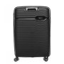 Средний чемодан V&amp;V Travel Summer Breeze на 85/97 л весом 3,2 кг из полипропилена Черный