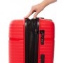 Средний чемодан V&amp;V Travel Summer Breeze на 85/97 л весом 3,2 кг из полипропилена Красный