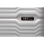 Средний чемодан V&amp;V Travel Summer Breeze на 85/97 л весом 3,2 кг из полипропилена Серебристый