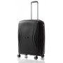 Средний чемодан V&amp;V Travel TIFFANY на 85/97 л весом 3,2 кг из полипропилена Черный