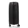 Средний чемодан V&amp;V Travel TIFFANY на 85/97 л весом 3,2 кг из полипропилена Черный
